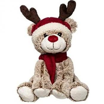 Peluche Renna a Cuore d'Inverno con Auricolari