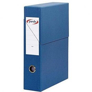 A4 Blue Cardboard Lever Arch File with 80mm Spine