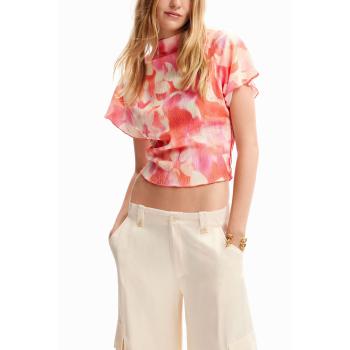 Blusa Desigual Poliestere Rosso L