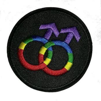 Pride Rainbow Emblem Iron-On