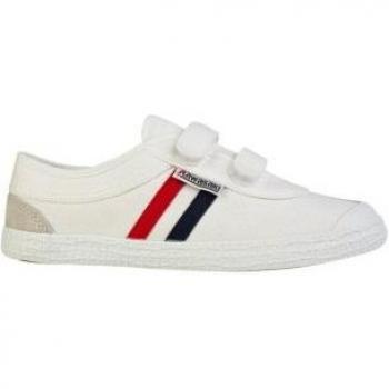 Kawasaki Sneaker im Retro-Stil mit Klettverschluss K204505 1002 Weiß