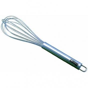 Batidor de varillas de acero inoxidable, 25 cm