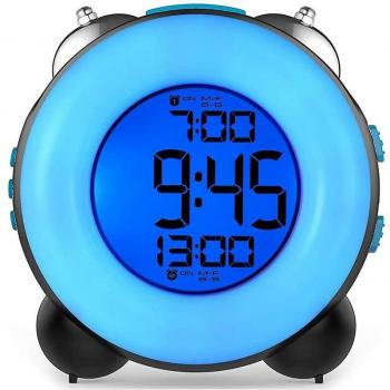 Réveil Énergique avec Alarme Réglable et Répétition