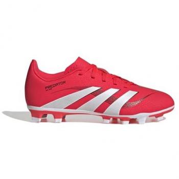 Adidas Predator Club FG/MG Rosso Bianco Scarpe per Bambini