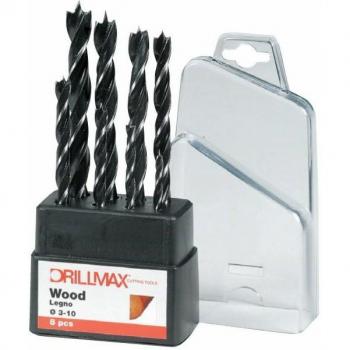 Punti da Trapano Drilmax Serie 8 3-10 mm per Legno