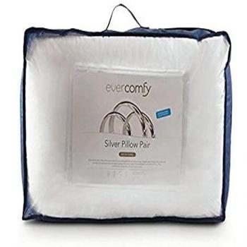 EverComfy Silver Plush Pillows