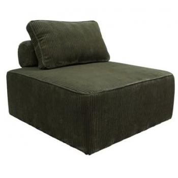 Sweeek 1 Plaza Pana Sofa Modulo Verde Oscuro