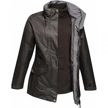 Mujer: Chaqueta Impermeable Regatta Benson III, Color Oscuro