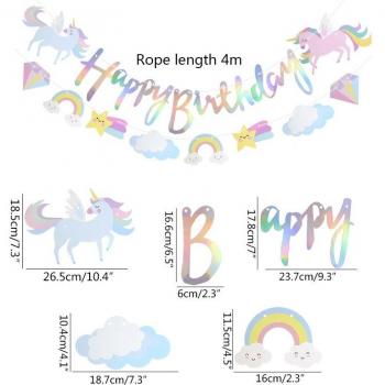 Decoración Colgante DIY: Fiesta de Unicornio