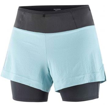 Salomon Short Sense Aero 2in1 Bleu Ciel Femme – M