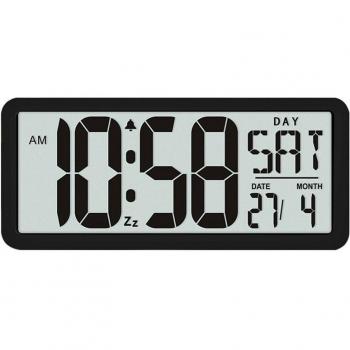 Reloj Cuadrado Jumbo de Alarma y Decoración