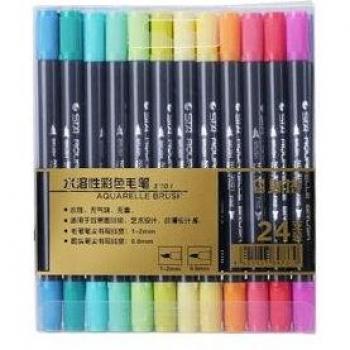 STA 48 Colors Double Head Artist Soluble Colored Sketch Marker Brush Set