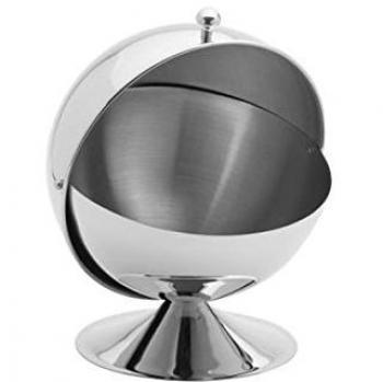 Crystal Clear Silver Sugar Bowl (13×13×16)