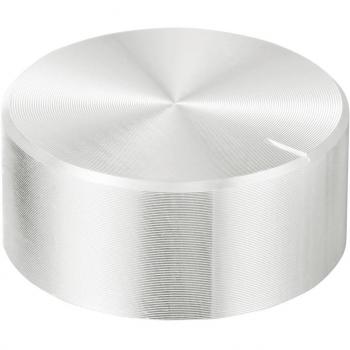 Tête de Bouton Ø 30 mm Marquée Argent