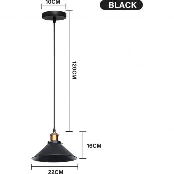 Éclairage plafond de type loft, design vintage
