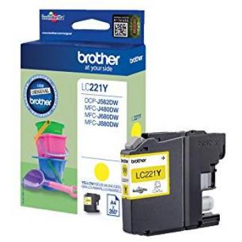 Brother LC-221Y Giallo DCP-J5620DW, MFC-J480DW, J680DW, J880DW