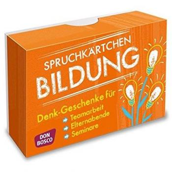 Spruchkärtchen Bildung