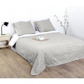 Dessus de lit avec 2 taies PEGANE coloris lin