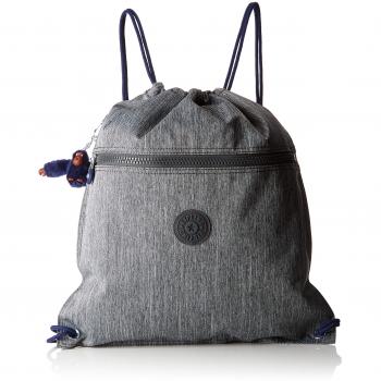 Kipling SUPERTABOO Sac de sport enfant, 45 cm, 15 litres, Gris