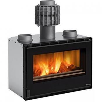 Focolare in ghisa e Nordiker Nordica Inserto 80 PRS Crystal
