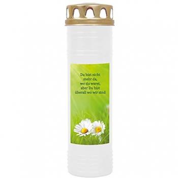 Grabkerze Gänseblümchen