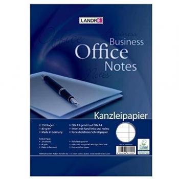 Papier ministre A3 vers A4 ligné, 250 feuilles