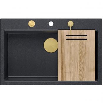 Lavello LAVELLO QUADRON MARC (HQM7650U8) 76 cm
