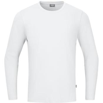 JAKO Longsleeve Organic (Weiß / 4XL) – Unisex Sportshirt