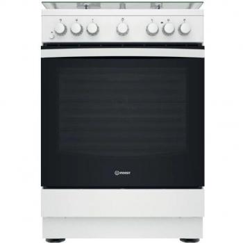 Mixte Indesit IS67M5PCW : Plaque à Gaz et Induction
