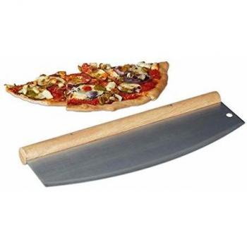 Wiegemesser für Pizza aus Edelstahl