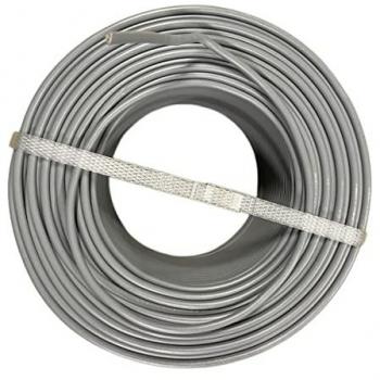 Cavo Elettrico FS17 1X4mm Unipolare 100mt 450/750V Grigio Made In Italy