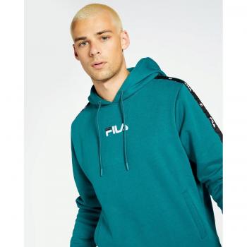 Felpa con Cappuccio Uomo Fila Richie Verde S