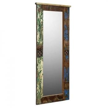 Miroir Élégance Multicolore 145×59 cm – Bois Recyclé Laqué, Nature Of Spirit 112