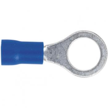 Sealey BT27 Easy-Entry Ring Terminal 8.4mm Blue Pack of 100