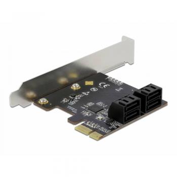 DELOCK 4 Port SATA Expansion Card for PCIe x1
