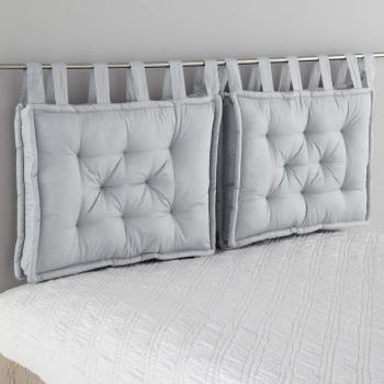 Tête de lit en pur coton Scenario matelassée