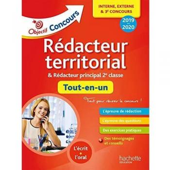 Tout-en-un Rédacteur Territorial, rédacteur principal interne + externe