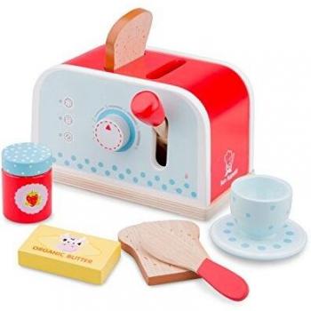 New Classic Toys Toaster mit Spielzeugbrot und Zubehör