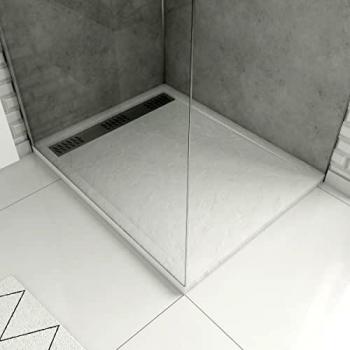 Aurlane Receveur Extra Plat à Poser 100x80cm caniveau