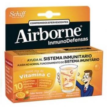 Airborne Naranja 10 Comprimidos Efervescentes
