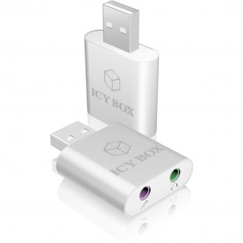 Icy Box USB-Audio-Adapter mit Mikrofon