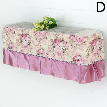 Funda Protectora para Aire Acondicionado con Patrón de Flores
