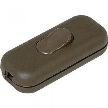 Kopp interrupteur à traction marron 1 x Off/On