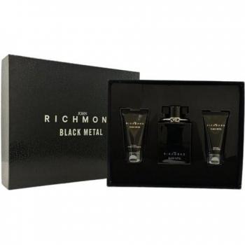 Edición John Richmond: Black Metal 50 ml Gel + 50 ml Loción + 100 ml Perfume