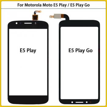 Touchscreen voor Moto E5 Play, XT1920/XT1921, includes digitizer and sensor, designed for black glass
