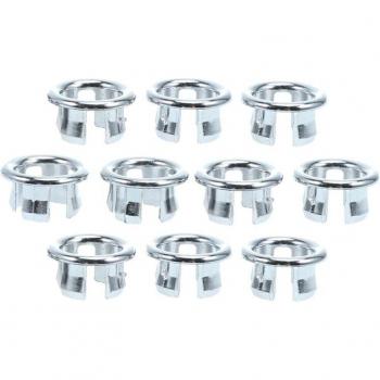 10pcs Basin Overflow Drain Cap Cover