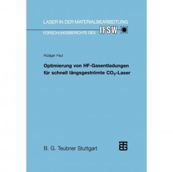 Optimierung von Hf-Gasentladungen für schnell längsgeströmte Co2-Laser