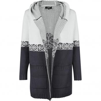 Cardigan à la mode Keltik de Black Premium by EMP – gris – tailles S‑XL + XXL – femmes