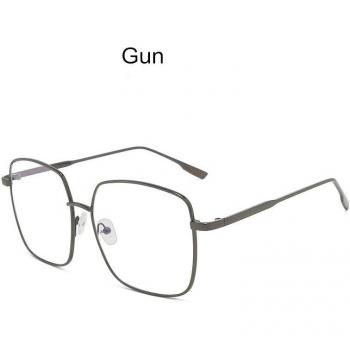Vintage-Inspired Oversized Anti-Blue Light Glasses
