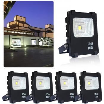 Aufun 5er LED Fluter Scheinwerfer 10W IP66